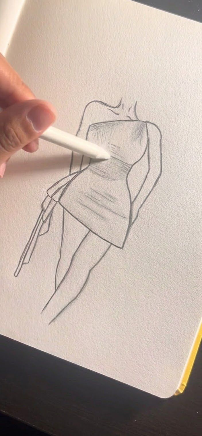 Original JUJU fashion sketch 07