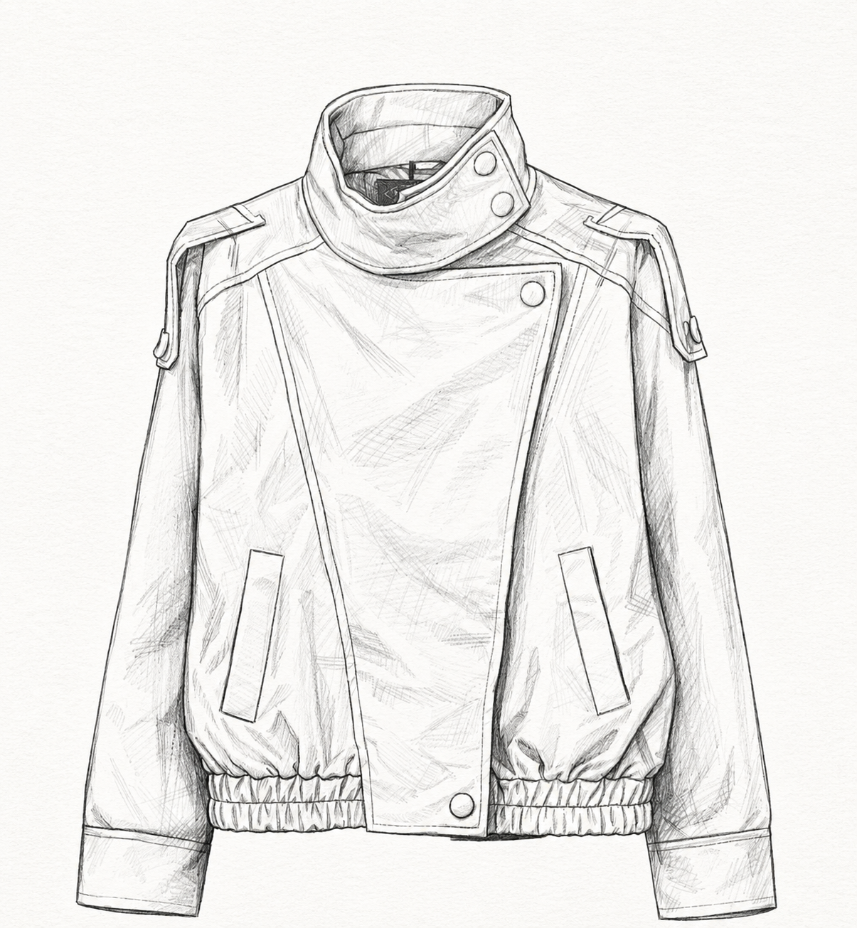 Original JUJU fashion design sketch