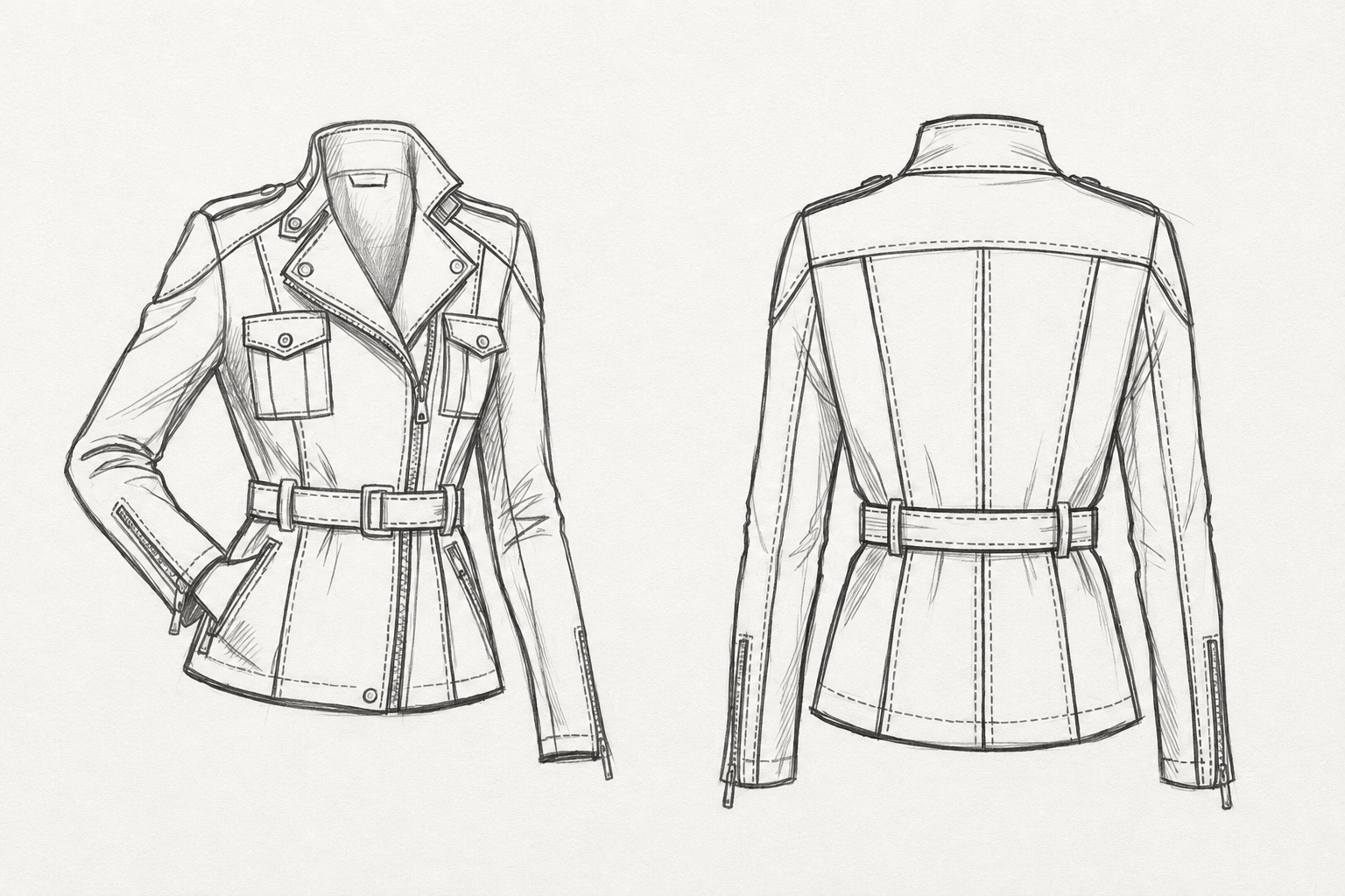 Original JUJU fashion sketch 02