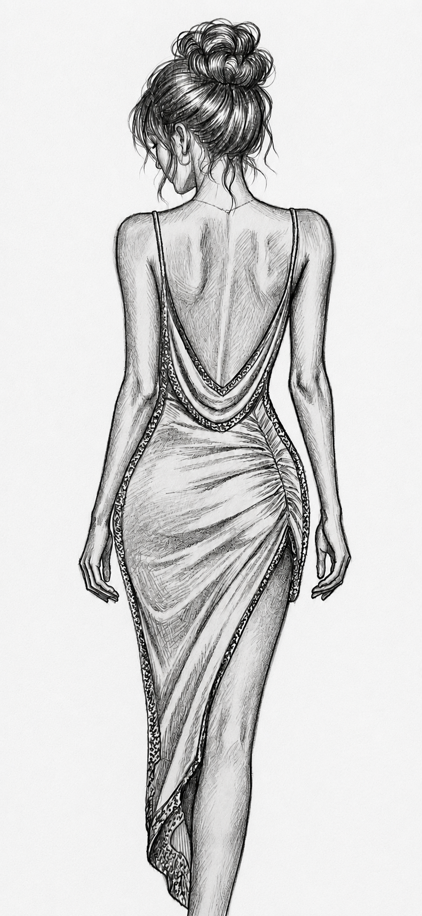 Original JUJU fashion sketch 03